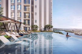 Tại Diamond Riverside, cư dân được hòa mình trong không gian cảnh quan thiên nhiên xanh mát. (Ảnh minh họa)