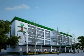 Phòng khám với quy mô 3 tầng trong khuôn viện trường tại 461 Sư Vạn Hạnh, quận 10.