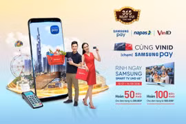 Chương trình khuyến mại của NAPAS dành cho chủ thẻ ATM khi thanh toán bằng Samsung Pay tại hệ thống Vingroup.