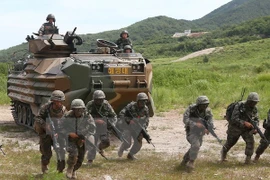 Quân đội Hàn Quốc diễn tập gần biên giới trên biển với Triều Tiên