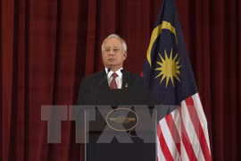Thủ tướng Malaysia Najib Razak. (Ảnh: AFP/TTXVN)
