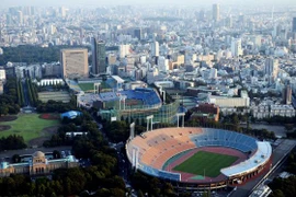 Sân vận động Quốc gia sẽ là tâm điểm của Olympic 2020 tại Nhật Bản. (Ảnh: Getty Images)