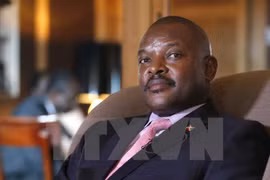Tổng thống Burundi Pierre Nkurunziza. (Nguồn: AFP/TTXVN)