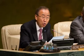 Tổng thư ký Liên hợp quốc Ban Ki-moon. (Nguồn: THX/TTXVN)