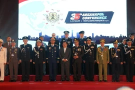  Các đại biểu tại Hội nghị ASEANAPOL. (Ảnh: Đỗ Quyên/Vietnam+)