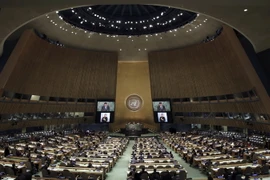 Toàn cảnh Hội nghị thượng đỉnh Liên hợp quốc về phát triển bền vững ở New York ngày 25/9. (Ảnh: Reuter/ TTXVN)