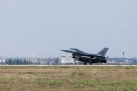 Máy bay F-16 được triển khai tới căn cứ không quân Incirlik, Thổ Nhĩ Kỳ ngày 9/8. (Nguồn: AFP/TTXVN)