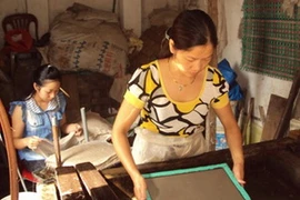 Làng nghề Giấy Dó Đống Cao. (Ảnh: bacninh.gov.vn)