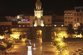Quảng trường của thành phố cổ Cartagena. (Ảnh: Reuters)