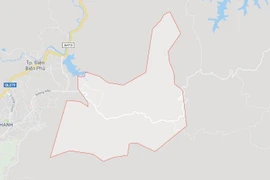 Xã Tà Lèng (trong vùng khoang đỏ) là nơi phát hiện ra thi thể bé sơ sinh nghi bị sát hại với nhiều vết thương ở đầu và lưng (Ảnh: Google Maps) 