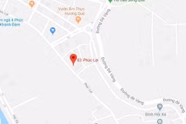 Khu vực xảy ra sự cố (Ảnh: Google Maps) 