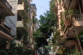 Khu nhà nơi sự việc đau lòng xảy ra. (Ảnh: Sơn Bách/Vietnam+)