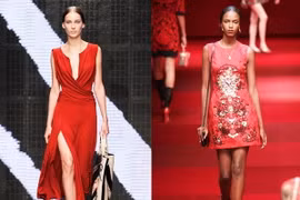 Sắc màu Valentine xuất hiện trong các thiết kế Xuân Hè 2015