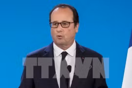Tổng thống Pháp Francois Hollande. (Nguồn: AFP/TTXVN)