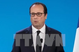 Tổng thống Pháp Francois Hollande. (Nguồn: AFP/TTXVN)