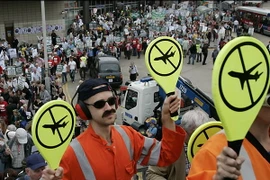 Bãi công của nhân viên an ninh diễn ra tại nhiều sân bay ở Đức 