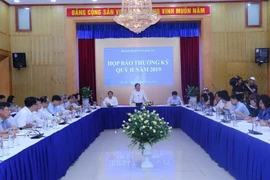 Quang cảnh buổi họp báo. (Ảnh: Danh Lam/TTXVN)