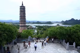 Quần thể chùa Bái Đính. (Ảnh: Minh Quyết/TTXVN)