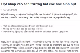 [News Game] 'Vạch mặt' những tin giả có liên quan đến trẻ em