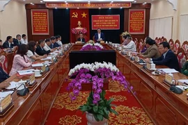 Toàn cảnh buổi làm việc. (Nguồn: Báo Lâm Đồng)