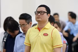 Công ty cổ phần Mỏ và Xuất nhập khẩu khoáng sản miền Trung, nghe tuyên án. (Ảnh: Doãn Tấn/TTXVN)