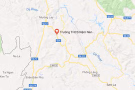 Vị trí Trường Trung học cơ sở Nậm Nèn. (Nguồn: Google Maps)