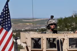 Binh sỹ Mỹ ở Syria. (Nguồn: AP)