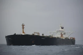 Tàu chở dầu Grace 1 trên vùng biển ngoài khơi Gibraltar ngày 6/7/2019. (Ảnh: AFP/TTXVN)