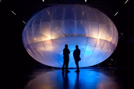 Khinh khí cầu Loon của Google. (Nguồn: Getty Images)