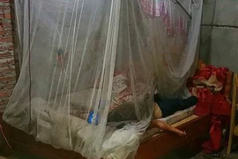 Hiện trường vụ giết người. (Ảnh: Đinh Thùy/TTXVN)