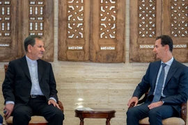 Tổng thống Syria Bashar al-Assad tiếp Phó Tổng thống thứ nhất của Iran, ông Es’haq Jahangiri. (Nguồn: Tehrantimes)