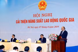 Thủ tướng Nguyễn Xuân Phúc phát biểu chỉ đạo. (Ảnh: Thống Nhất/TTXVN)