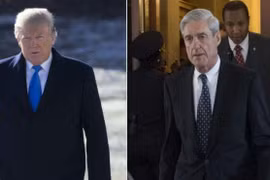 Công tố viên đặc biệt Robert Mueller và Tổng thống Mỹ Donald Trump. (Nguồn: BBC)