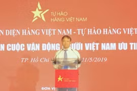 Ông Đỗ Thắng Hải, Thứ trưởng Bộ Công Thương phát biểu tại sự kiện. (Ảnh: Mỹ Phương/TTXVN)
