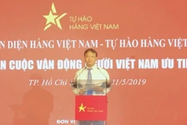 Ông Đỗ Thắng Hải, Thứ trưởng Bộ Công Thương phát biểu tại sự kiện. (Ảnh: Mỹ Phương/TTXVN)