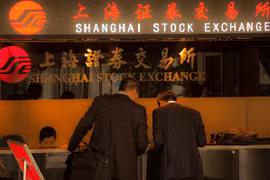 Thị trường chứng khoán Thượng Hải. (Nguồn: Live Trading News)