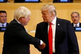 Tổng thống Mỹ Donald Trump (phải) ông Boris Johnson - tân Thủ tướng Anh. (Nguồn: Getty Images)