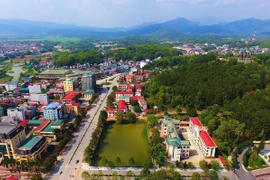 Thành phố Điện Biên Phủ ngày nay. (Ảnh: Phan Tuấn Anh/TTXVN)