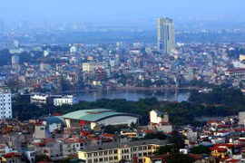 Một góc thành phố Hà Nội. (Ảnh: Huy Hùng/TTXVN)