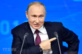 Tổng thống Nga Vladimir Putin. (Ảnh: AFP/TTXVN)