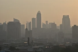 Ô nhiễm không khí tại Bangkok, Thái Lan, ngày 15/12/2023. (Ảnh: AFP/TTXVN)