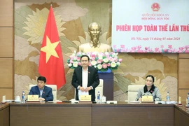 Phó Chủ tịch Thường trực Quốc hội Trần Thanh Mẫn phát biểu chỉ đạo. (Ảnh: Minh Đức/TTXVN)