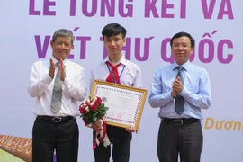 Học sinh Thanh Hóa đoạt giải Nhất cuộc thi viết thư quốc tế UPU 44