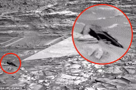 Vật thể lạ xuất hiện trên Sao Hỏa. (Nguồn: NASA)