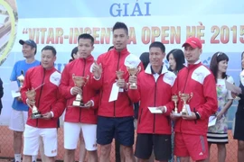 Giải quần vợt Vitar-Incentra mở rộng nhận được nhiều sự quan tâm. (Nguồn: Duy Trinh/Vietnam+) 