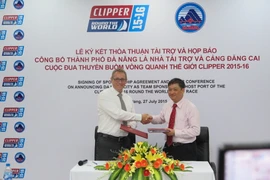 Quang cảnh Lễ ký kết . (Ảnh: Văn Sơn/TTXVN) 