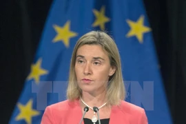 Đại diện cấp cao phụ trách chính sách an ninh và đối ngoại của EU Federica Mogherini. (Ảnh: AFP/TTXVN)