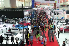Triển lãm nhà ở và xe hơi khai mạc tại thành phố Ngân Xuyên, Trung Quốc. (Nguồn: THX/TTXVN)