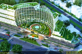 Thiết kế của dự án là sự kết hợp hài hòa giữa vẻ đẹp đặc trưng của núi rừng Tây Bắc và biểu tượng của thương hiệu Hoa Sen. (Ảnh: Tập đoàn Hoa Sen)