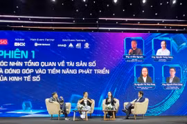 Diễn đàn Tài sản số 2024, ngày 28/3. (Ảnh: Hạnh Nguyễn/Vietnam+)
